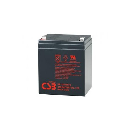 CSB akumulator kwasowo-ołowiowy dla HR1221WF2 HighRate, 12V, 5.1Ah, HR1221WF2, PBCS-12V005,1-F2AH