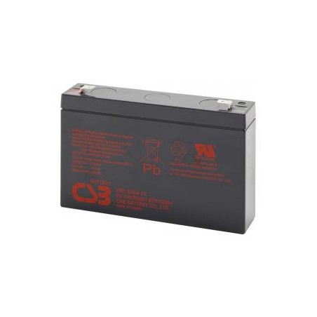 CSB akumulator ołowiowy HRL634WF2 6V, 9Ah, PBCS-6V009-F2AHL, Highrate, F2