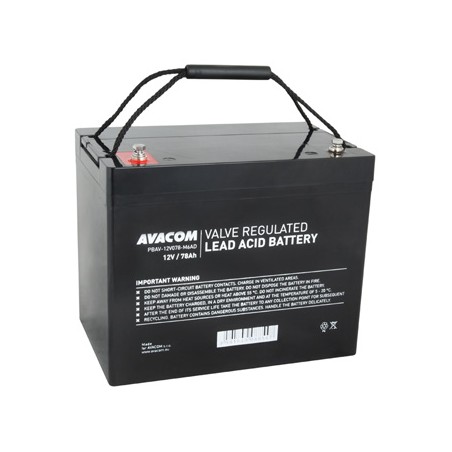 Avacom baterie DeepCycle, 12V, 75Ah, PBAV-12V078-M