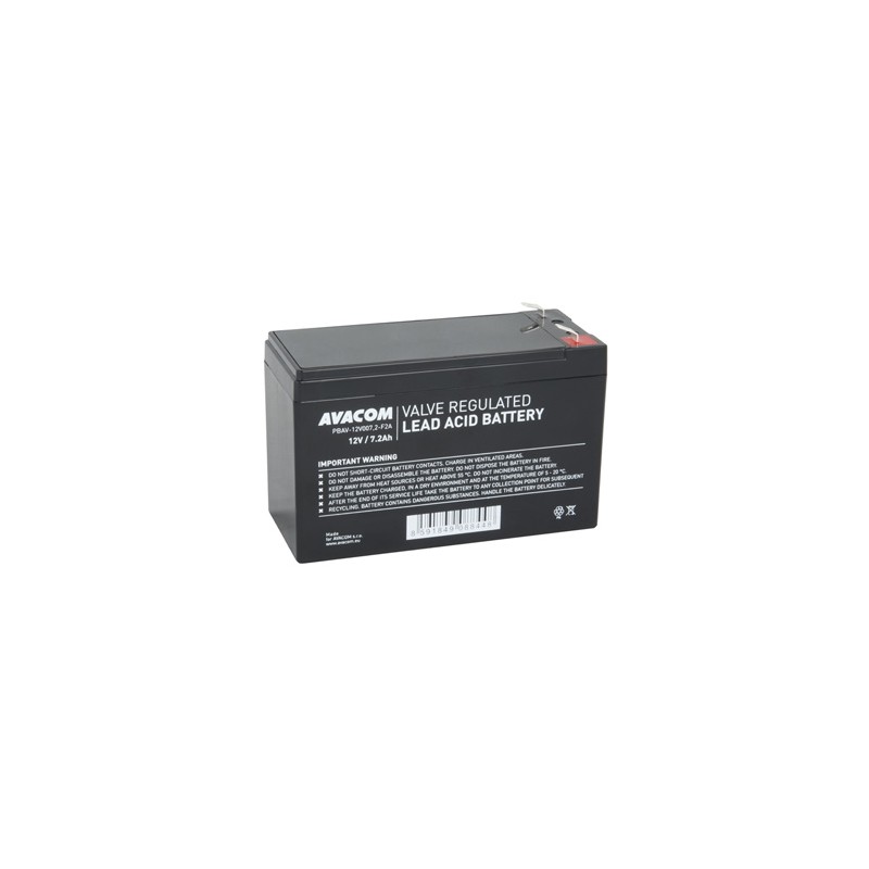 Avacom baterie Standard, 12V, 7,2Ah, PBAV-12V007,2-F2A
