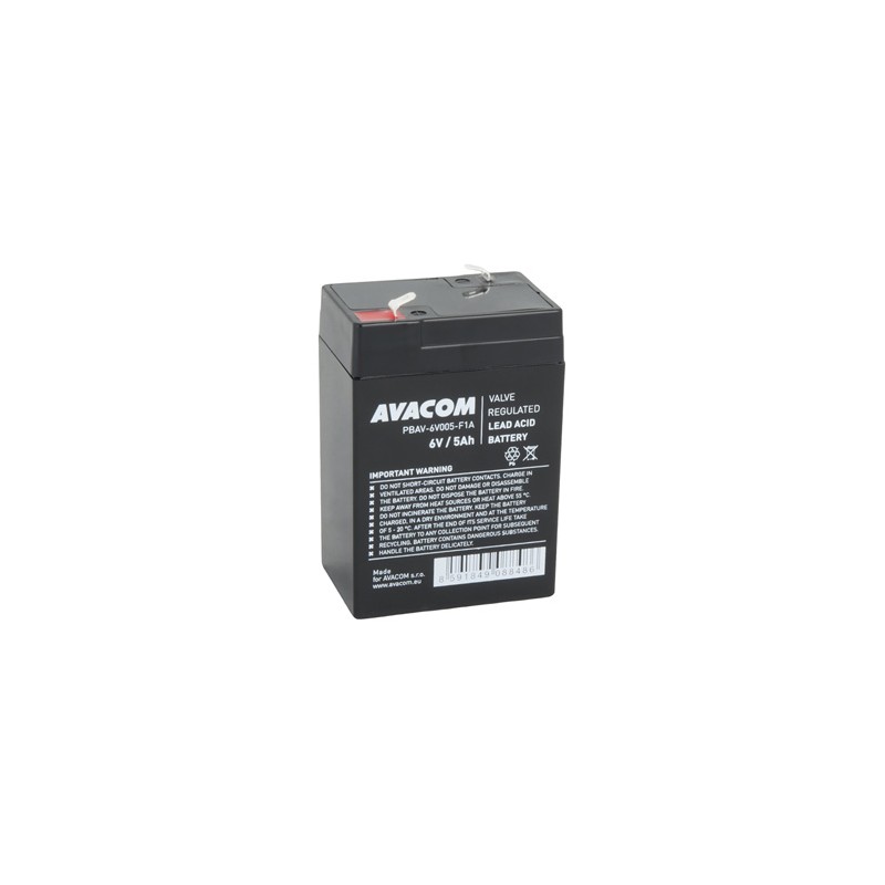 Avacom baterie 6V, 4,5Ah, PBAV-6V005-F1A