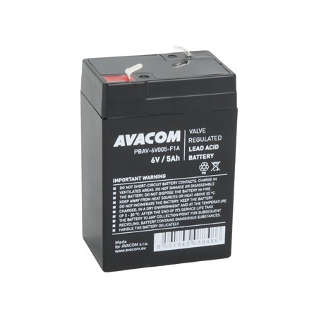 Avacom baterie 6V, 4,5Ah, PBAV-6V005-F1A