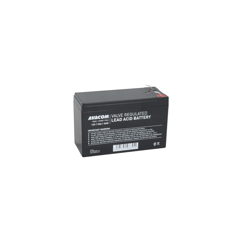 Avacom baterie HighRate, 12V, 9Ah, PBAV-12V009-F2AH