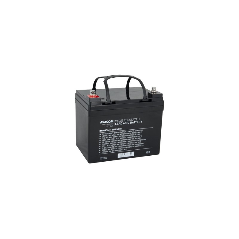 Avacom baterie DeepCycle, 12V, 34Ah, PBAV-12V034-M6AD