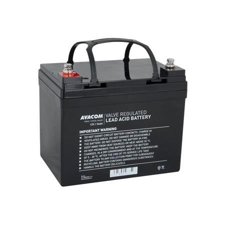 Avacom baterie DeepCycle, 12V, 34Ah, PBAV-12V034-M6AD