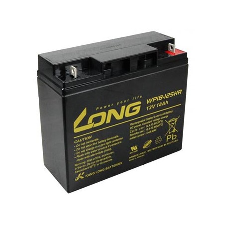Long akumulator kwasowo-ołowiowy HighRate F3 dla UPS, EZS, EPS, 12V, 18Ah, PBLO-12V018-F3AH