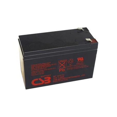 Long akumulator kwasowo-ołowiowy F2 dla UPS, EZS, EPS, 12V, 7.2Ah, PBCS-12V007,2-F2A, GP1272F2