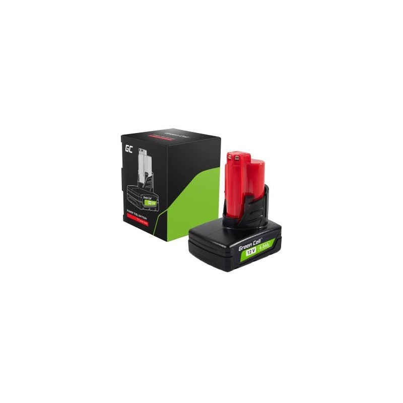 Green Cell bateria do Milwaukee M12 12V 6Ah zapasowa bateria M12 B6 4932451395