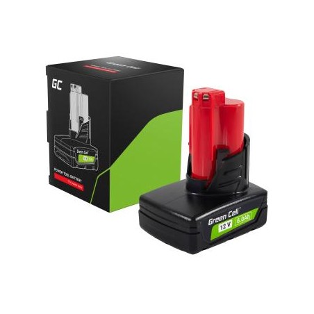 Green Cell bateria do Milwaukee M12 12V 6Ah zapasowa bateria M12 B6 4932451395
