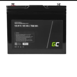 Green Cell LiFePO4 bateria 12V 12.8V 60Ah do photovoltaic system, campers i łodzi