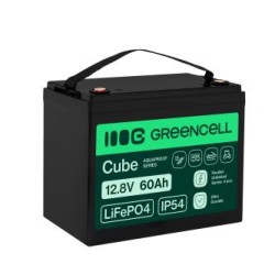 Green Cell CUBE LiFePO4 60Ah 12.8V 768Wh lithium Iron fosforan bateria do silników elektrycznych, kamperów, podnośników