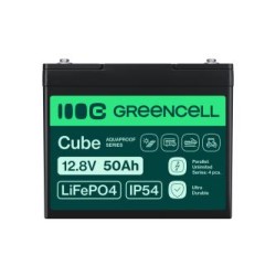 Green Cell CUBE LiFePO4 50Ah 12.8V 640Wh lithium Iron fosforan bateria do kamperów, wózek golfowy, elektrownia wiatrowa