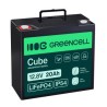 Green Cell CUBE LiFePO4 20Ah 12.8V 256Wh lithium Iron fosforan bateria do ciągnik, kosiarka do trawy, pojazdy elektryczne
