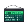 Green Cell CUBE LiFePO4 100Ah 12.8V 1280Wh lithium Iron fosforan bateria do fotowoltaiki, Caravans, łodzi