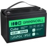 Green Cell CUBE LiFePO4 125Ah 12.8V 1600Wh lithium Iron fosforan bateria do kamperów, Solar, Off-Grid System, łodzi