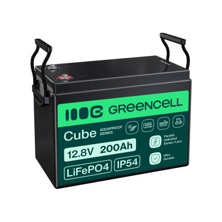 Green Cell CUBE Akumulator LiFePO4 200Ah 12.8V 2560Wh Litowo-Żelazowo-Fosforanowy