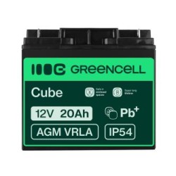 Green Cell AGM VRLA 12V 20Ah maintenance-free bateria do mower, skuter, łodzi, wózek inwalidzki