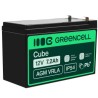 Green Cell AGM VRLA 12V 7.2Ah maintenance-free bateria do the systemów alarmowych, kas, zabawek