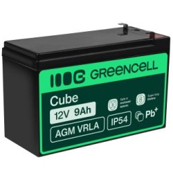 Green Cell AGM VRLA 12V 9Ah maintenance-free bateria do UPS units