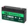 Green Cell AGM VRLA 6V 1.3Ah maintenance-free bateria do systemów alarmowych, kas, zabawek