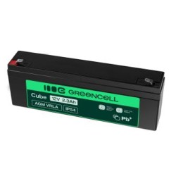 Green Cell AGM VRLA 12V 2.3Ah maintenance-free bateria do  systemów alarmowych, kas, zabawek