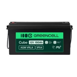 Green Cell AGM VRLA 12V 150Ah maintenance-free bateria do kamperów, fotowoltaiki, paneli solarnych, łodzi