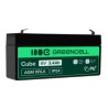 Green Cell AGM VRLA 6V 3.4Ah maintenance-free bateria do systemów alarmowych, kas, zabawek
