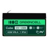 Green Cell AGM VRLA 12V 1.3Ah maintenance-free bateria do the systemów alarmowych, kas, zabawek