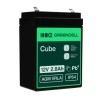 Green Cell AGM VRLA 12V 2.8Ah maintenance-free bateria do systemów alarmowych, kas, zabawek