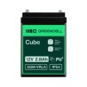Green Cell AGM VRLA 12V 2.8Ah maintenance-free bateria do systemów alarmowych, kas, zabawek