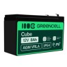 Green Cell AGM VRLA 12V 8Ah maintenance-free bateria do systemów alarmowych, kas, zabawek