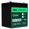Green Cell AGM VRLA 12V 5.3Ah maintenance-free bateria do the systemów alarmowych, kas, zabawek