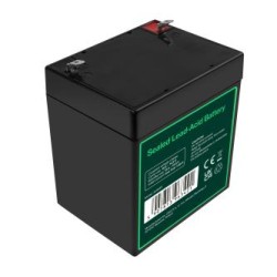Green Cell AGM VRLA 12V 5.3Ah maintenance-free bateria do the systemów alarmowych, kas, zabawek