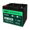 Green Cell AGM VRLA 12V 55Ah maintenance-free bateria do mower, skuter, łodzi, wózek inwalidzki