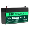 Green Cell AGM VRLA 6V 1.2Ah maintenance-free bateria do the systemów alarmowych, kas, zabawek