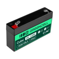 Green Cell AGM VRLA 6V 1.2Ah maintenance-free bateria do the systemów alarmowych, kas, zabawek