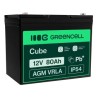Green Cell AGM VRLA 12V 80Ah maintenance-free bateria do łodzi, skuterów, kamperów vans, wózki inwalidzkie, kosiarka do trawy
