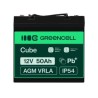 Green Cell AGM VRLA 12V 50Ah maintenance-free bateria do łodzi, skuterów, kamperów vans, wózki inwalidzkie, kosiarka do trawy