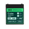 Greencell AGM VRLA 12V 5Ah maintenance-free bateria do cash registers, zabawek, kamery (91x70x102mm)