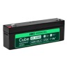Greencell AGM VRLA 12V 2.5Ah maintenance-free bateria do cash registers, zabawek, kamery (178x36x66mm)