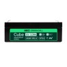 Greencell AGM VRLA 12V 2.5Ah maintenance-free bateria do cash registers, zabawek, kamery (178x36x66mm)