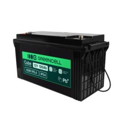 Greencell AGM VRLA 12V 120Ah maintenance-free bateria do łodzi, fotowoltaiki, paneli solarnych (173x406x233mm)