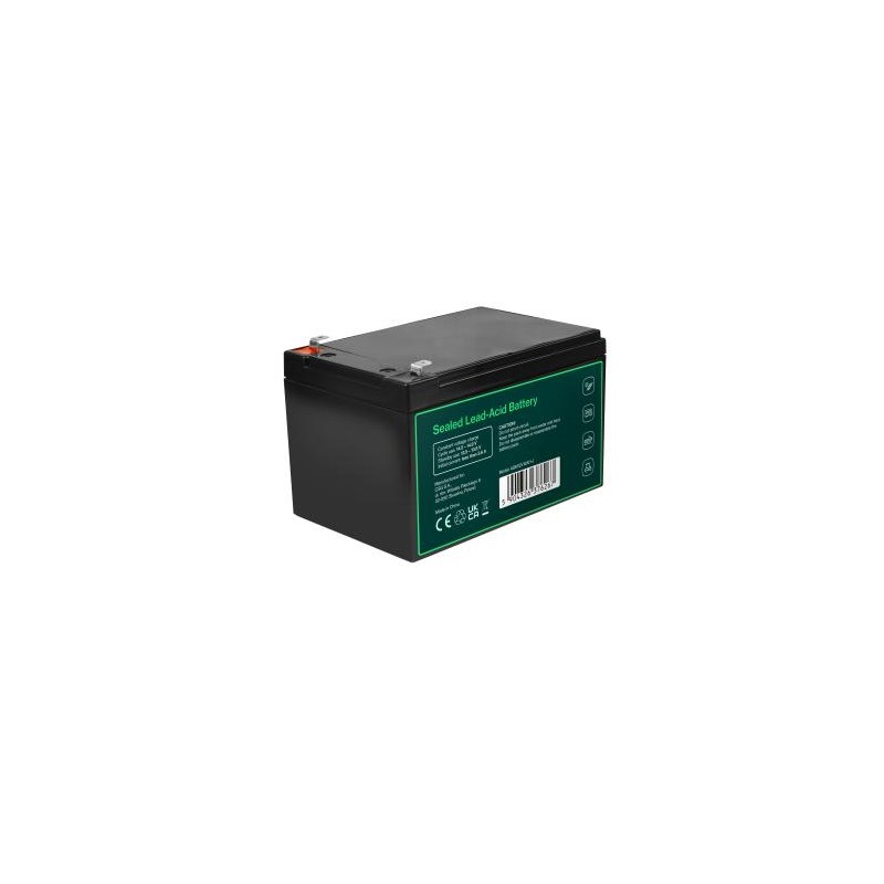 Greencell AGM VRLA 12V 12Ah maintenance-free bateria do cash registers, zabawek, kamery (152x99x100mm)