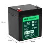 Greencell AGM VRLA 12V 4.5Ah maintenance-free bateria do cash registers, zabawek, kamery (90x70x106mm)