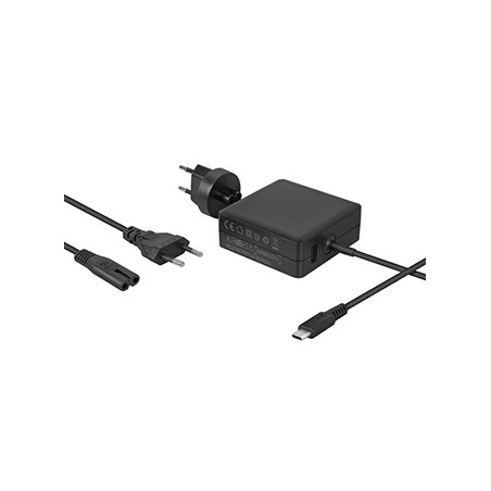 Avacom ładowarka - adapter dla notebooky s USB C a podporou Power Delivery, 5-20V, až 3,25A, 65W, ADAC-FCA-65PD, kabel 1,5 m ze 