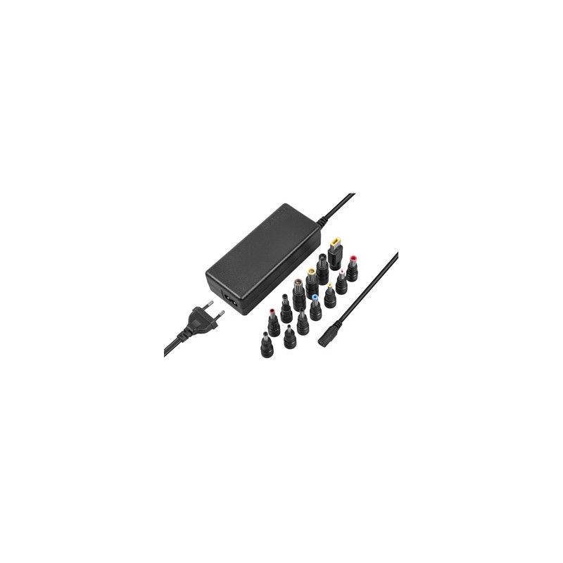 Avacom ładowarka - adapter QuickTIP dla notebooky univerzální, 18,5-20V, až 3,25A, 65W, ADAC-UNV-A65W, przewód 1,2 m + 13 złączy