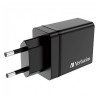Verbatim Zasilacz / sieciowy adapter 30W, 4-portowy, 1x USB-C, 3x USB-A