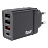 Verbatim Zasilacz / sieciowy adapter 30W, 4-portowy, 1x USB-C, 3x USB-A