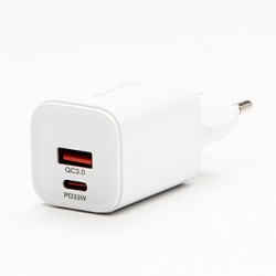 Powerton ENERGY VOLTIX Zasilacz / sieciowy adapter 33W, 2-portowy, USB-C, USB-A