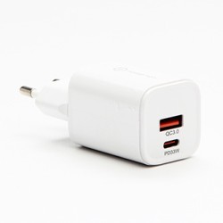 Powerton ENERGY VOLTIX Zasilacz / sieciowy adapter 33W, 2-portowy, USB-C, USB-A